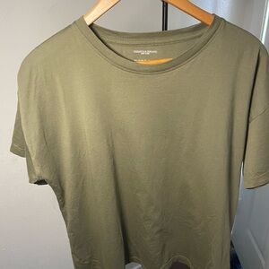 Christian Siriano Olive Green T-Shirt